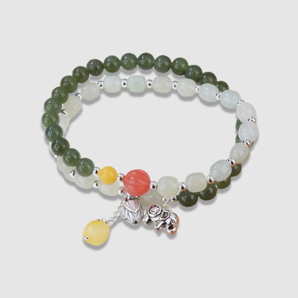 Dragon Veil – Hetian Jade Energy Shield Bracelet