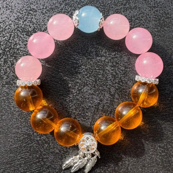 Celestial Veins Natural Crystal Bracelet