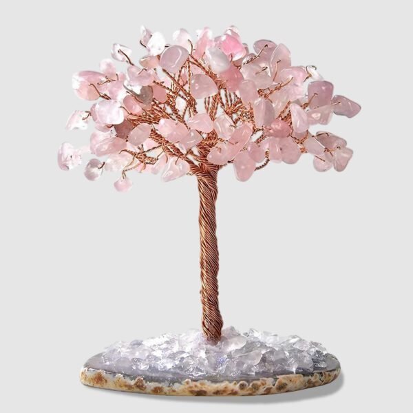 Pink Crystal TREE WEALTH BRANC
