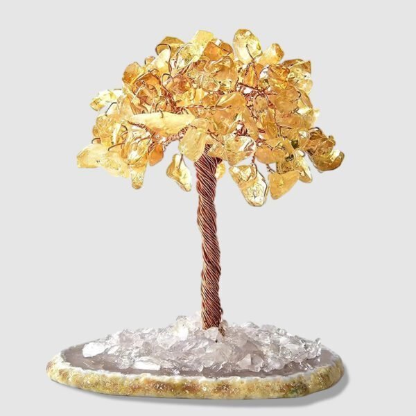 Yellow Crystal Tree– Shimmering Wealth Sprig