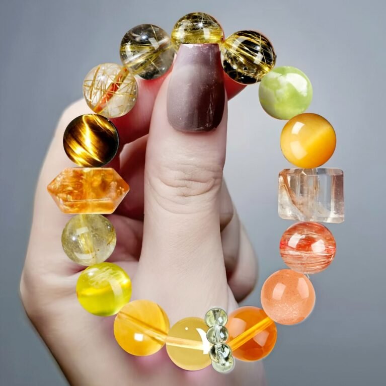 Golden Colorful Fortune Bracelet