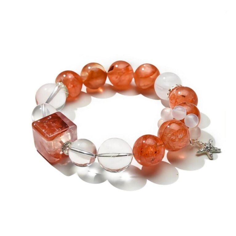 Crimson Starfish Bracelet