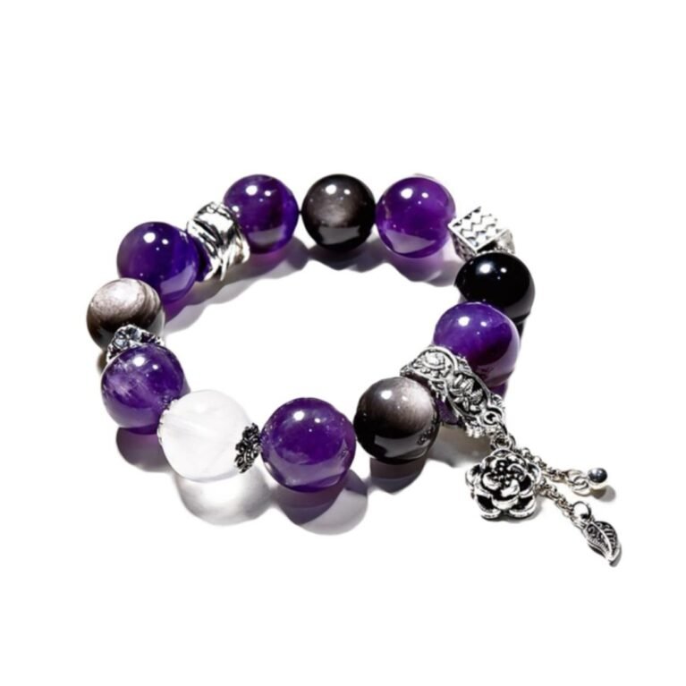Amethyst Blossom Bracelet