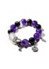 Violet Radiance Leaf Bracelet
